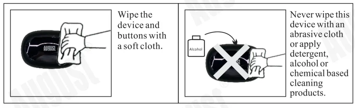 August Ultra Portable Lightweight TWS Bluetooth Earphones EP810 -FIGURE 3