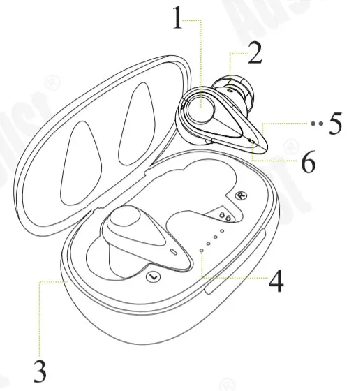 August Ultra Portable Lightweight TWS Bluetooth Earphones EP810 -FIGURE 5