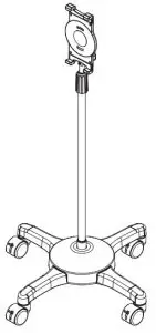 StarTech STNDTBLTMOB Mobile Floor Stand for Tablets