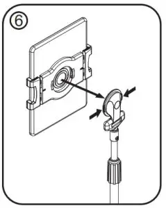 StarTech STNDTBLTMOB Mobile Floor Stand for Tablets -POLE ASSEMBLY