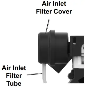 FORTRESS 64596 2 Gallon 135 PSI Ultra Quiet Hand Carry Jobsite Air Compressor - Cover and Filter