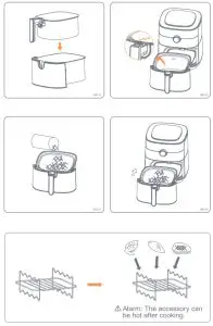 Electrolux Air Fryer E6AF1 520K -How to use