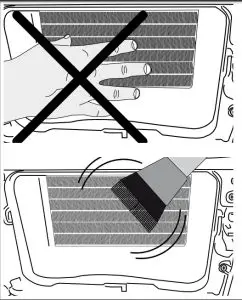 Cleaning the evaporator