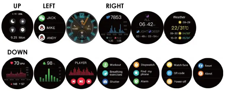 Sami WEARABLE WS-2348 Noir Smart Band fig3