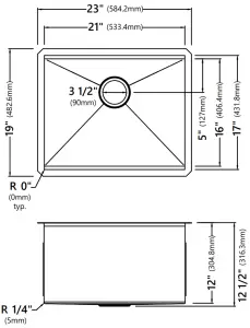 Kraus KWU111 17 Kore Workstation Stainless Steel Undermount Kitchen Sinks - KWU100-23L