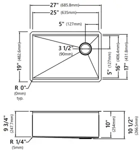 Kraus KWU111 17 Kore Workstation Stainless Steel Undermount Kitchen Sinks - KWU110-27