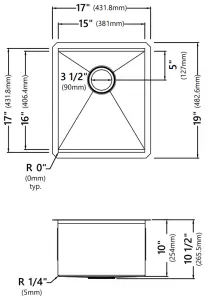 Kraus KWU111 17 Kore Workstation Stainless Steel Undermount Kitchen Sinks - KWU111-17