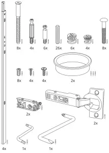 IKEA 804 834 38 Alex Student Study Desk - 03