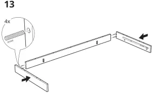 IKEA 804 834 38 Alex Student Study Desk - 13