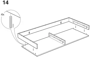 IKEA 804 834 38 Alex Student Study Desk - 14