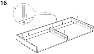 IKEA 804 834 38 Alex Student Study Desk - 16