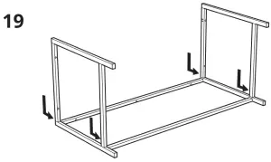 IKEA 804 834 38 Alex Student Study Desk - 19