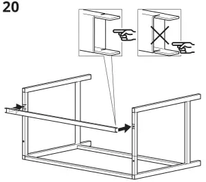 IKEA 804 834 38 Alex Student Study Desk - 20