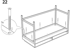 IKEA 804 834 38 Alex Student Study Desk - 22