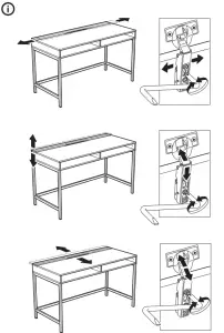 IKEA 804 834 38 Alex Student Study Desk - 28