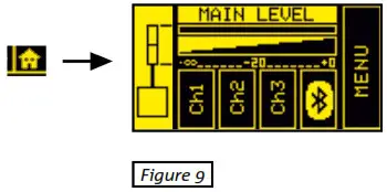 dBTechnologies ES503 Powered PA Stereo System - HOME PAGE AND QUICK CONTROLS 5