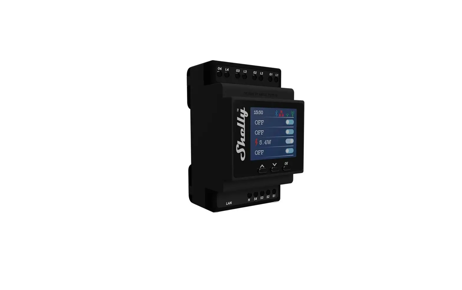 Shelly Pro 4pm 4 Circuit Wifi Relay Switch User Guide