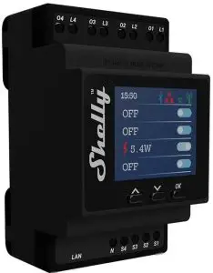 Shelly Pro 4PM 4 Circuit Wifi Relay Switch