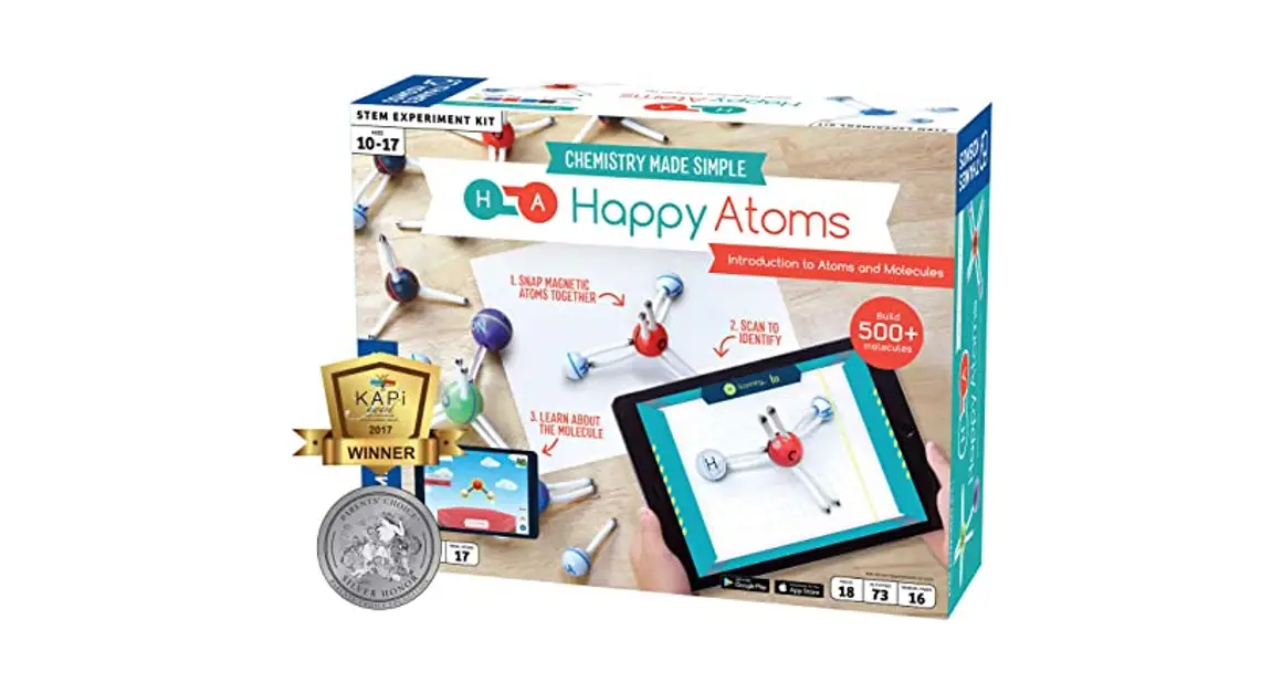 Thames Kosmos 585002 Happy Atoms Magnetic Molecular Modeling Set And Introductory Set Instruction Manual