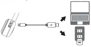cheero CHE-628 TouchBone Wireless Earphone - charging