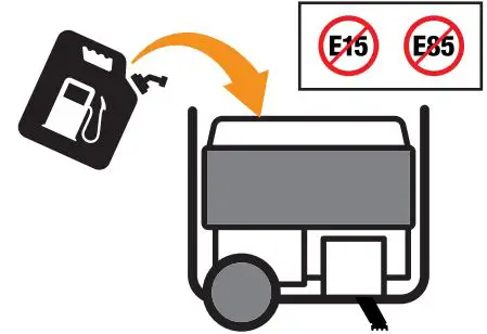 Champion 9500W Electric Start Generator - Add Fuel icon
