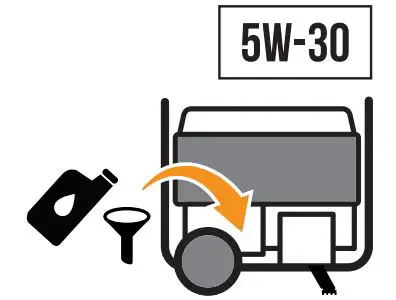 Champion 9500W Electric Start Generator - Add Oil icon