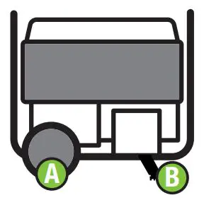 Champion 9500W Electric Start Generator - Attach Wheel Kit