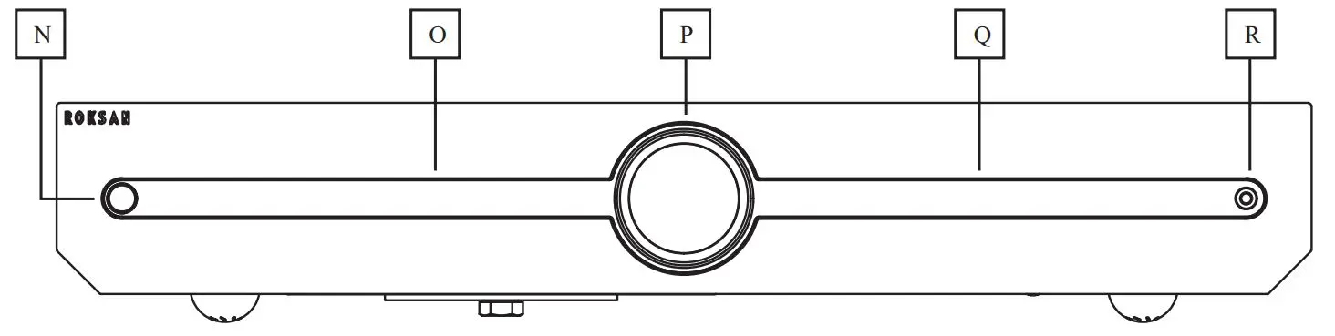 ROKSAN MA120201 Integrated Amplifier - FRONT CONTROLS