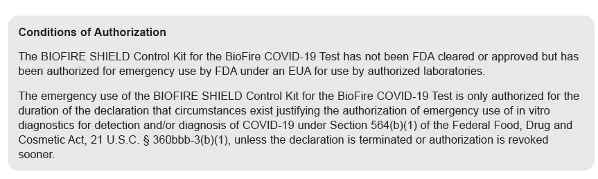 BioFire 424062 SHIELD Control Kit COVID-19 Test Owner's fig10