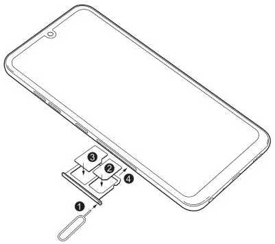 LG Harmony 4 - Phone setup