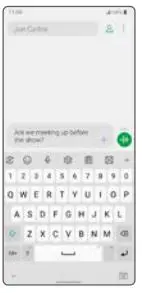 LG Harmony 4 - Send a text message