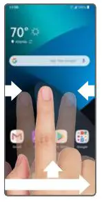 LG Harmony 4 - Using Gesture Control