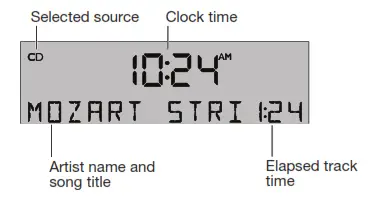 rack begins playing, artist name