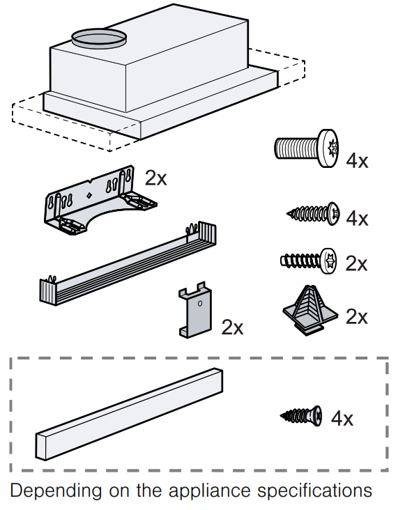BOSCH DFM Extractor Hood - appliance