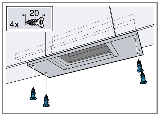 BOSCH DFM Extractor Hood - cabinets