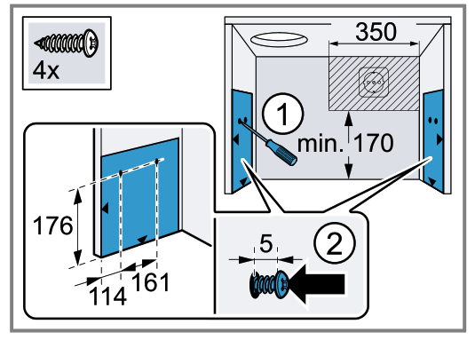 BOSCH DFM Extractor Hood - indentations