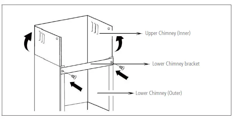 caple OM600 60cm 3 Speed Glass Angled Cooker Wall Chimney Hood 6