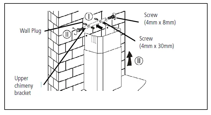 caple OM600 60cm 3 Speed Glass Angled Cooker Wall Chimney Hood 7