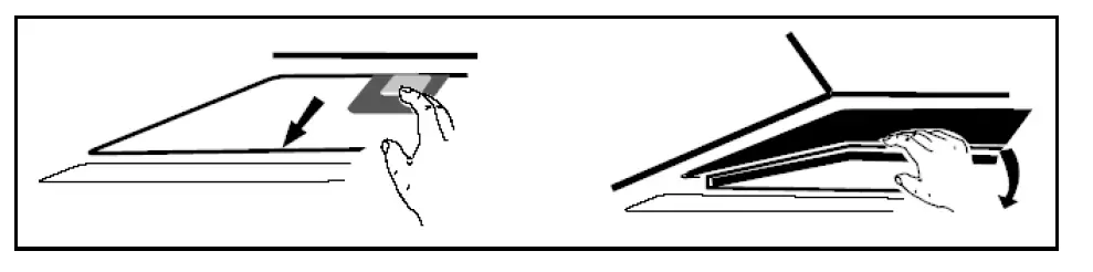 caple OM600 60cm 3 Speed Glass Angled Cooker Wall Chimney Hood 9