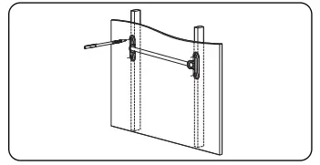 Install Mounting Rail to a Stud Wall Figure 1