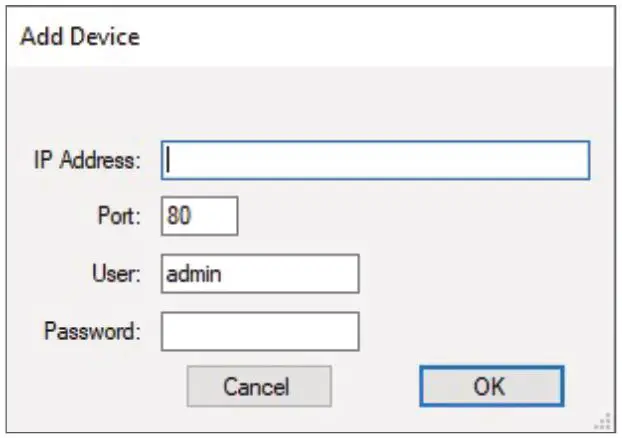 IP Video Corporation Halo Device Manager - Add Device