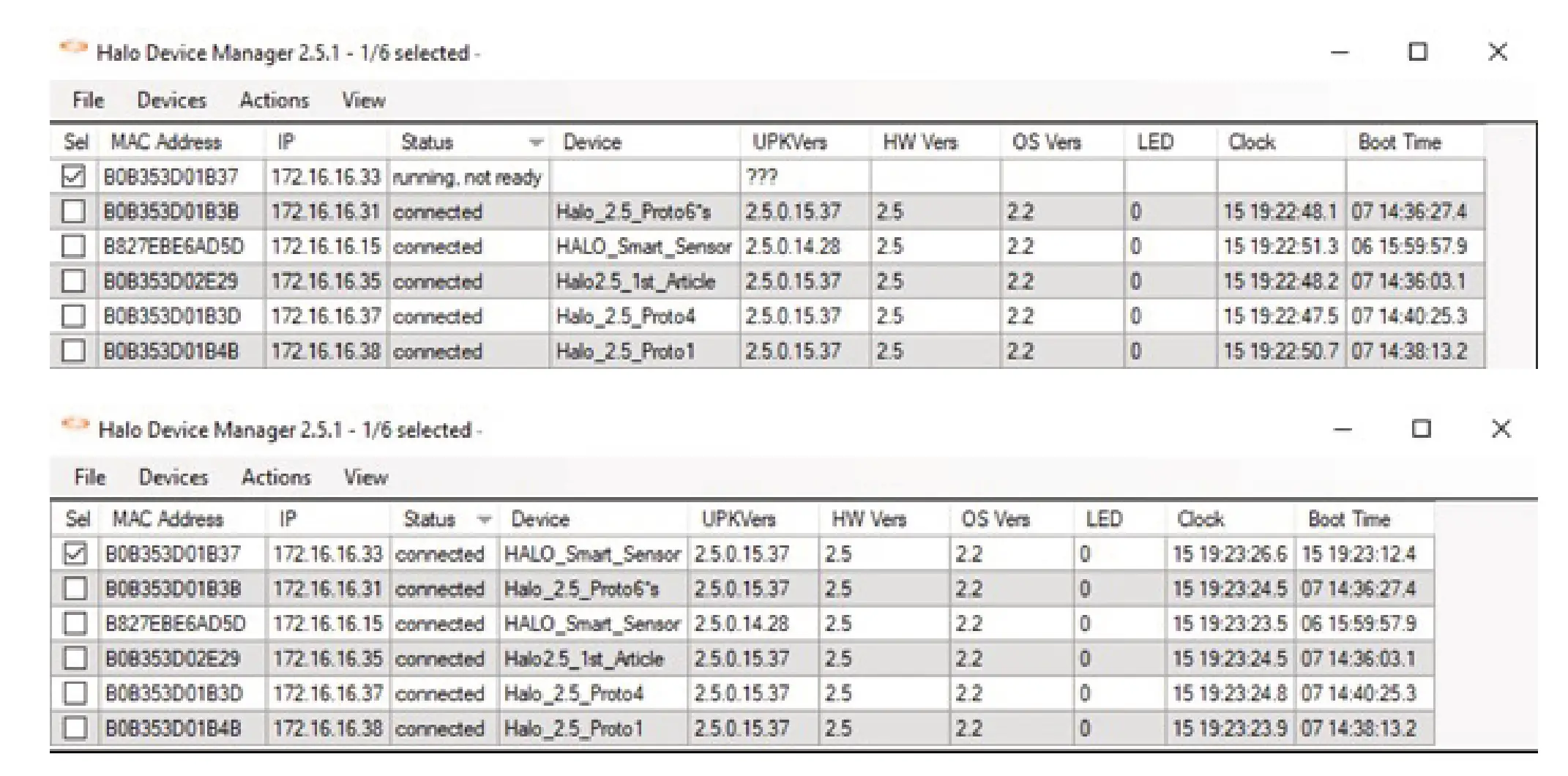 IP Video Corporation Halo Device Manager - Device setup Complete