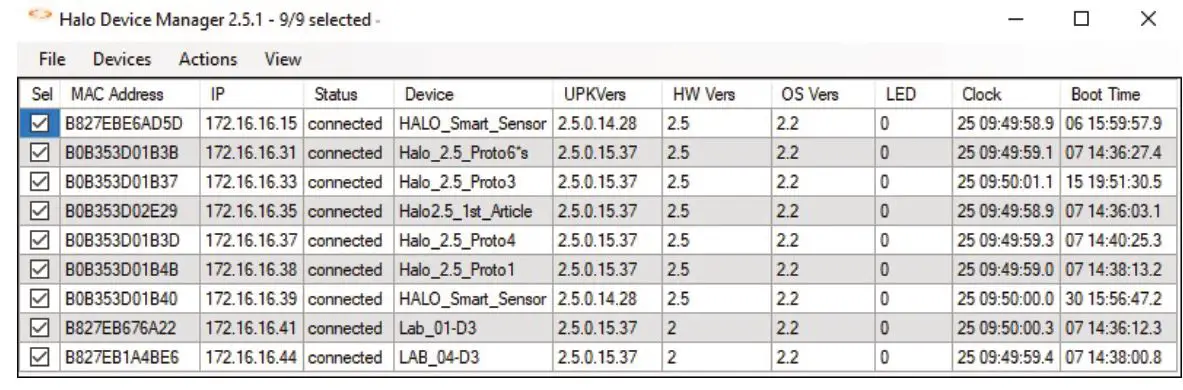 IP Video Corporation Halo Device Manager - NAVIGATING HDM