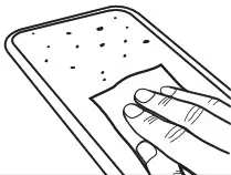 onn ONA19TB007 Glass Screen Protector For Tablet 8 Inch - Cleaning 1