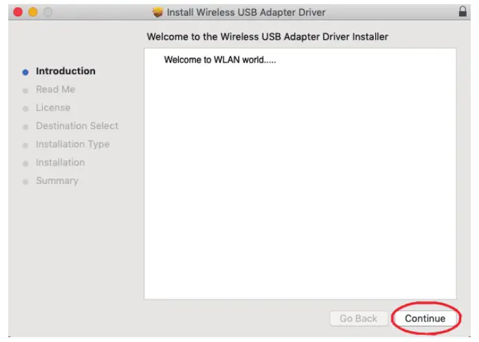 Zoolan AC1200 Wireless Card - Process the installation