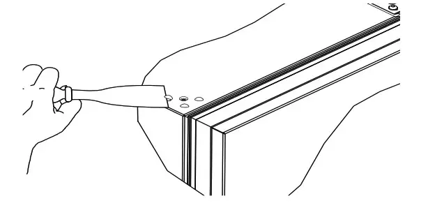 U-LINE 1 Class 115V 21 Inch Refrigerator Ice- Remove arrow