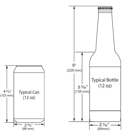 U-LINE 1 Class 115V 21 Inch Refrigerator Ice- freeze contents