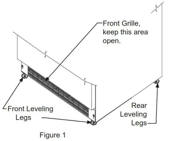 DCS RF24RE4 Outdoor Refrigerator - Figure 1
