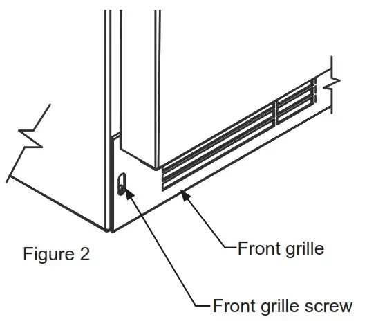 DCS RF24RE4 Outdoor Refrigerator -Figure 2