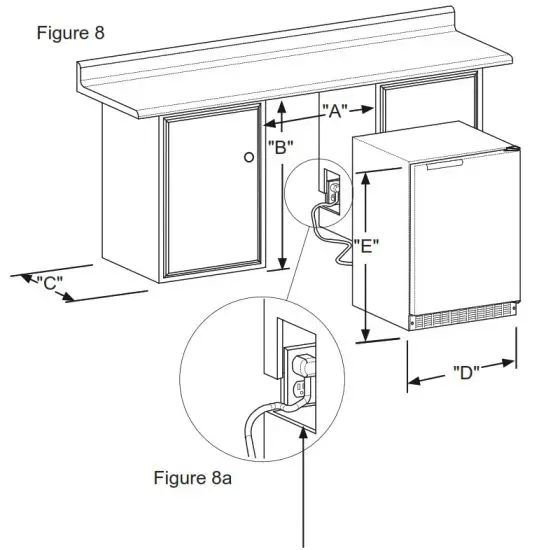 DCS RF24RE4 Outdoor Refrigerator - Figure 8